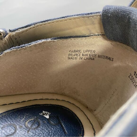 Boc Born of Concept Shoes Bree Espadrille wedge Blue Canvas Casual Z30234-10M - Picture 11 of 13